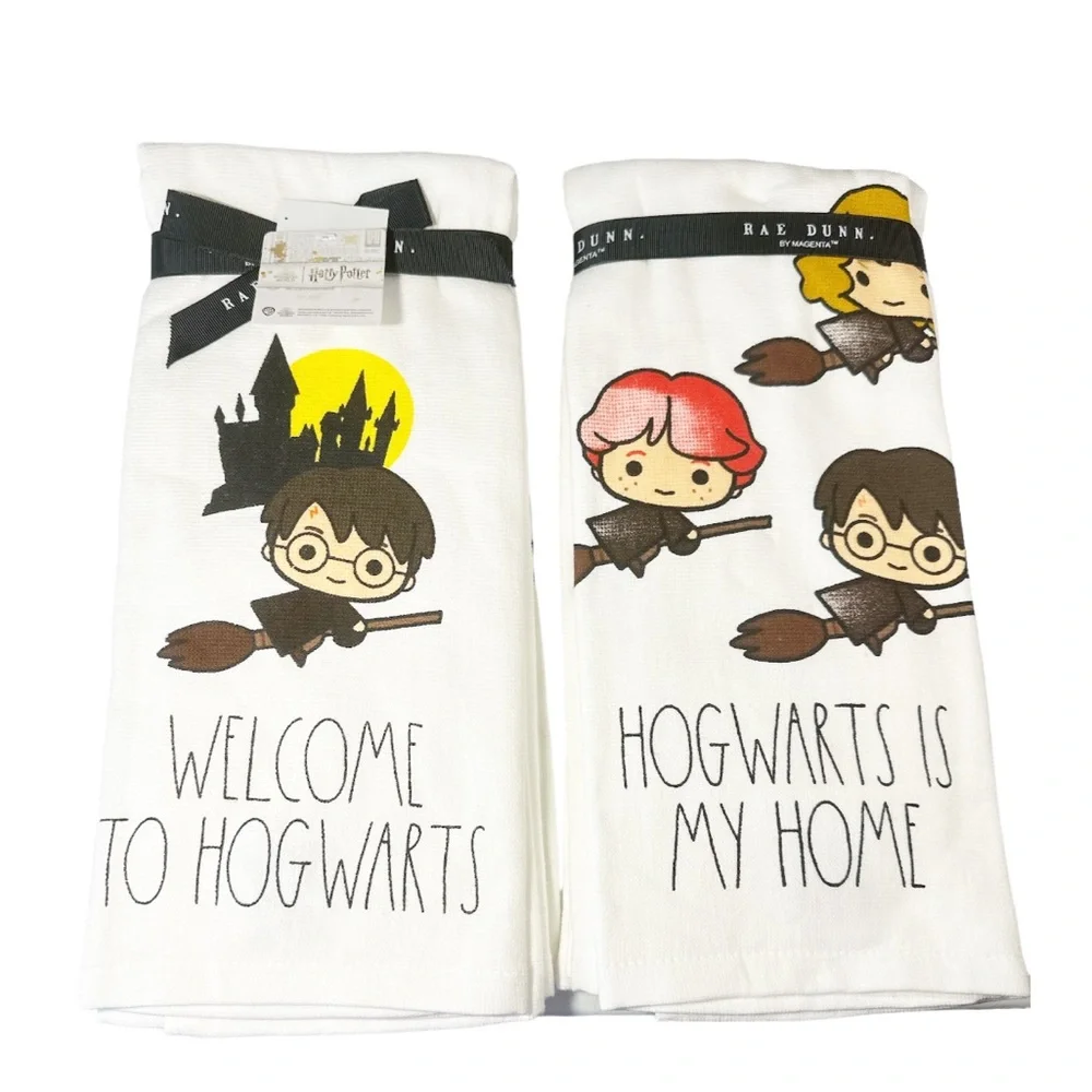 NEW Rae Dunn/Harry Potter WELCOME TO HOGWARTS/HOGWARTS IS MY HOME Kitche…